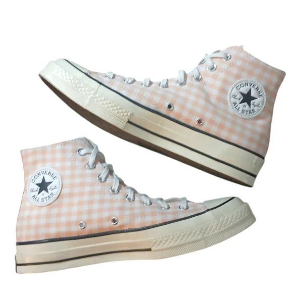 NEW Converse Checkered High-Top Sneakers - Picture 1 of 11